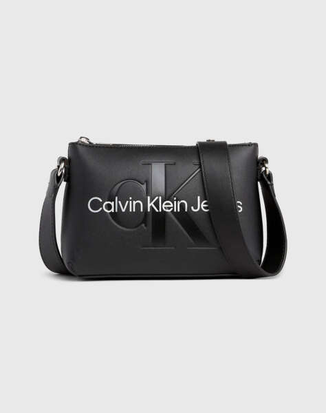 CALVIN KLEIN SCULPTED SHOULDER BAG24 MONO (Dimensions: 24 x 20.5 x 9.5 cm)  - JetBlack