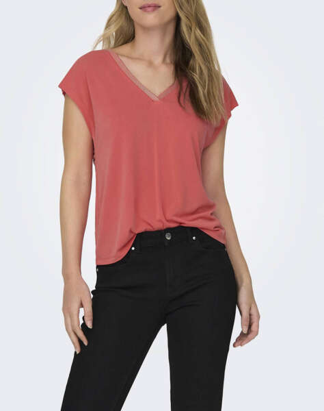 ONLY ONLFREE LIFE S/S MODAL STITCH TOP JRS