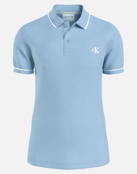 CALVIN KLEIN TIPPING SLIM POLO