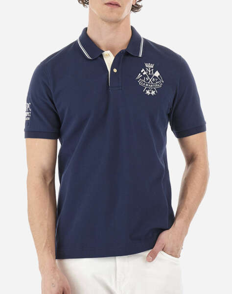 LA MARTINA ΜΠΛΟΥΖΑ ΠΟΛΟ ΚΜ MAN POLO S/S PIQUET STRETCH