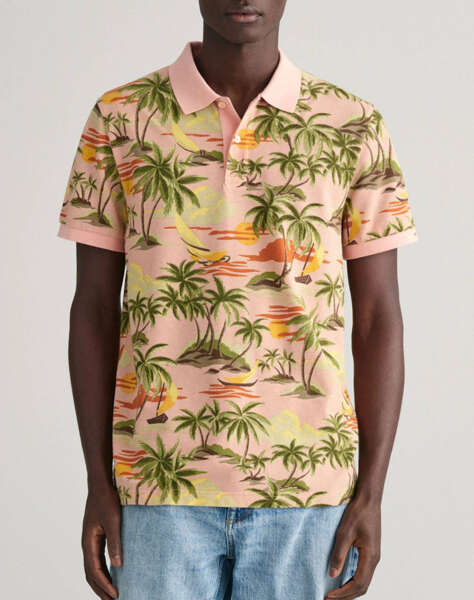 GANT ΜΠΛΟΥΖΑ ΚΜ HAWAII PRINT SS POLO