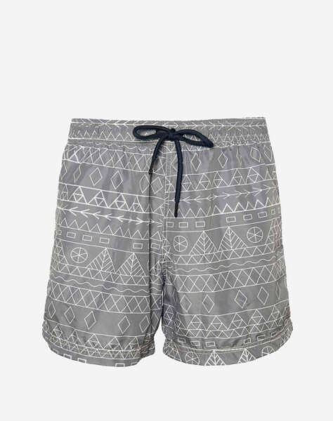 SUN OF A BEACH TINOS GREY SWIM SHORTS MEN''S