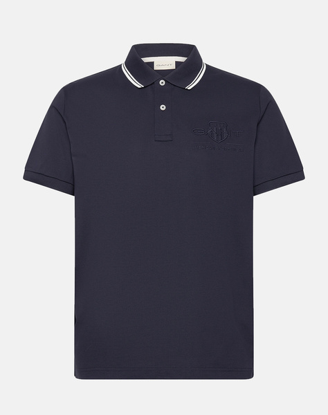 GANT ΜΠΛΟΥΖΑ ΚΜ CONTRAST TIPPING SS PIQUE POLO