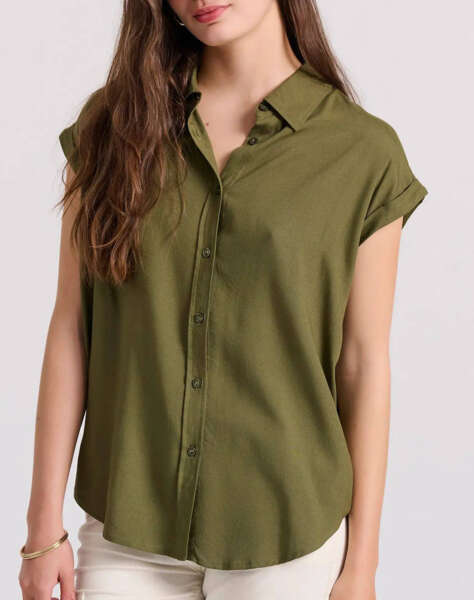 FUNKY BUDDHA Women''s plain viscose shirt