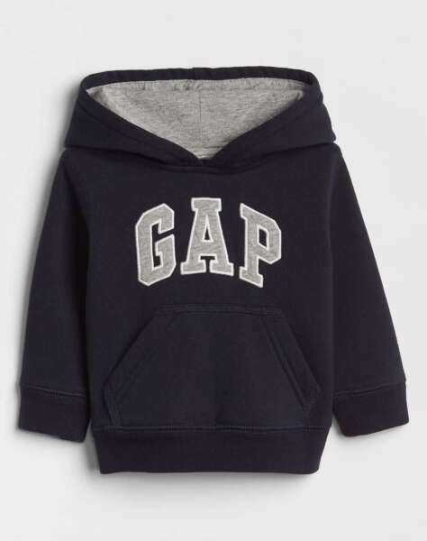 GAP babyGap Gap Logo Φούτερ με Κουκούλα