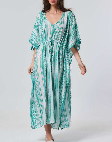 INDIRA LONG PRINTED KAFTAN