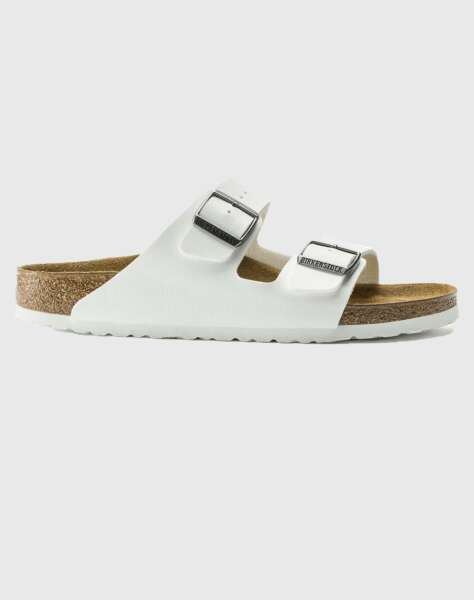 BIRKENSTOCK SYNTHETICS ARIZONA BF WHITE 35 - 46 NARROW CORE ESSENTIAL ΠΑΠΟΥΤΣΙ UNISEX