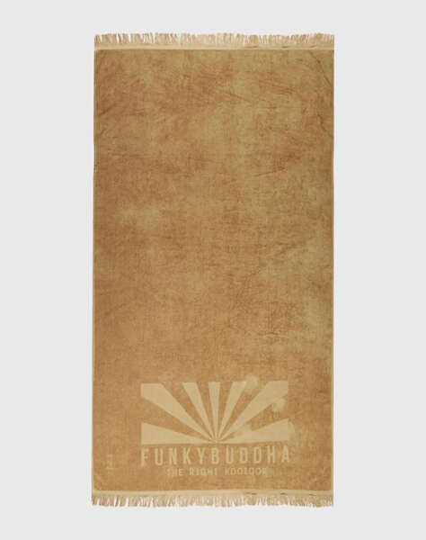 FUNKY BUDDHA Πετσέτα θαλάσσης με logo (Διαστάσεις: 91 x 170 εκ.)