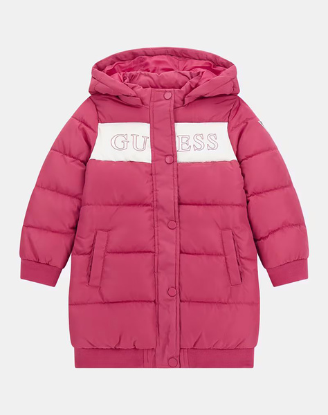 GUESS HOODED LS PADDED JAC ΜΠΟΥΦΑΝ ΠΑΙΔΙΚΟ GIRL