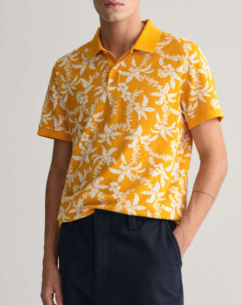 GANT PALM LEI PRINT SS POLO SHIRT