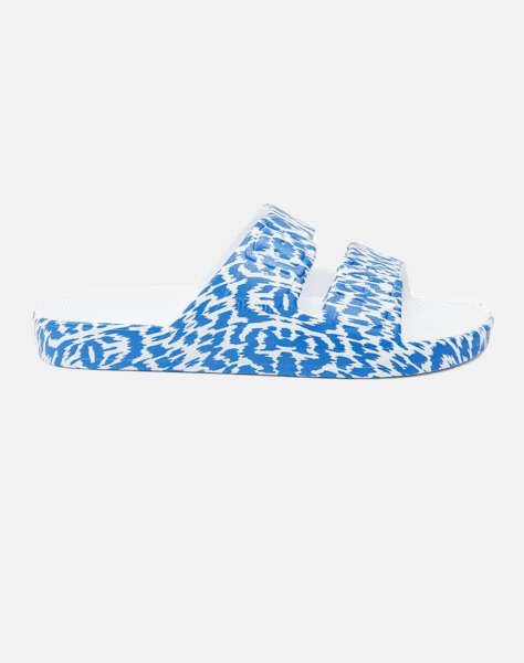 FREEDOM MOSES IKAT BLUE /FANCY/SLIPPERS