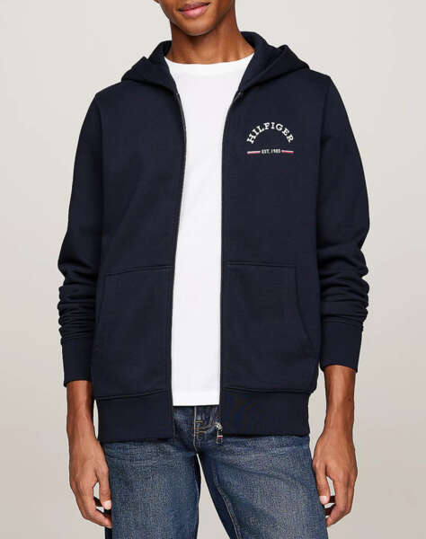 TOMMY HILFIGER ROUNDALL HOODED ZIP THROUGH