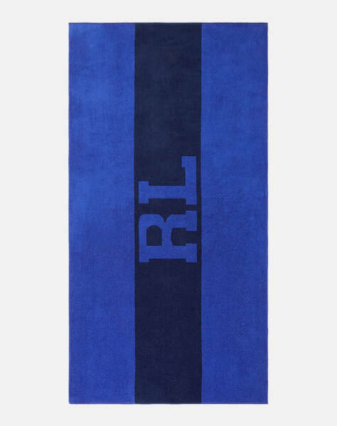 RALPH LAUREN RLSIGNAT NavyIri Beach towel 090170