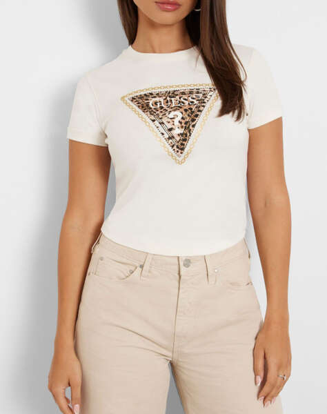 GUESS SS CN TRIANGLE LEO TEE ΜΠΛΟΥΖΑ ΓΥΝΑΙΚΕΙΟ