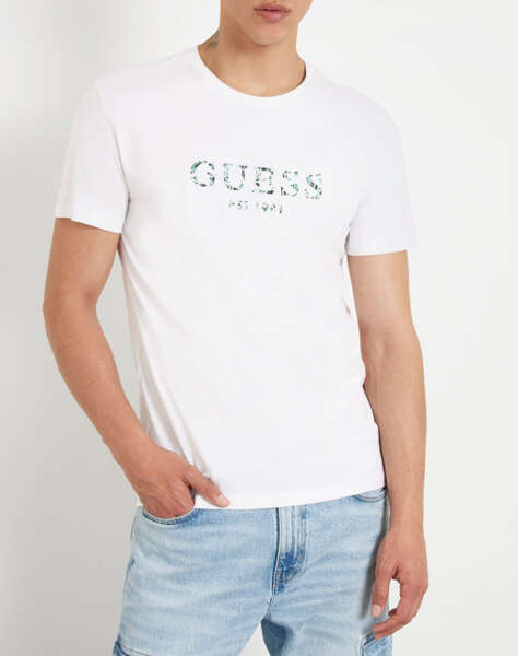 GUESS SS CN GUESS IRIDESCENT TEE SHIRT MEN