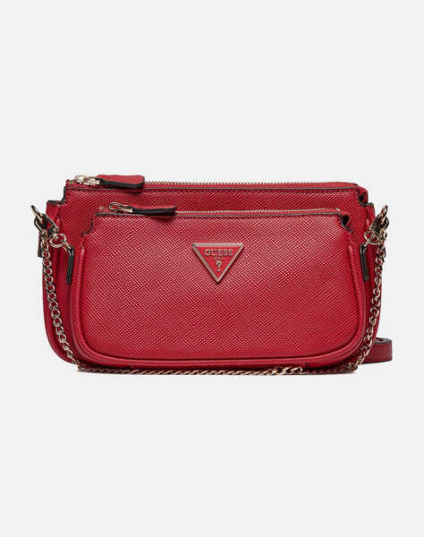 GUESS NOELLE DBL POUCH CROSSBODY ΤΣΑΝΤΑ ΓΥΝΑΙΚΕΙΟ