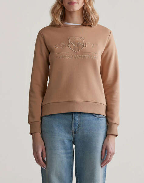 GANT SWEATSHIRT LS REG TONAL SHIELD C-NECK SWEAT