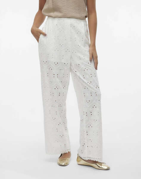 VERO MODA APRVMIRINA HW WIDE PANTS WVN BTQ GA