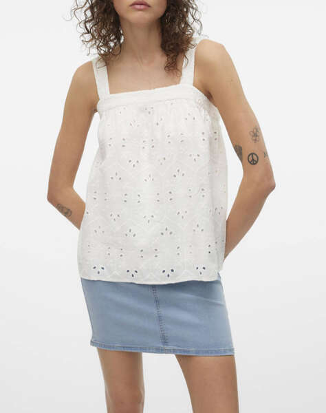 VERO MODA APRVMIRINA S/L TOP WVN BTQ GA