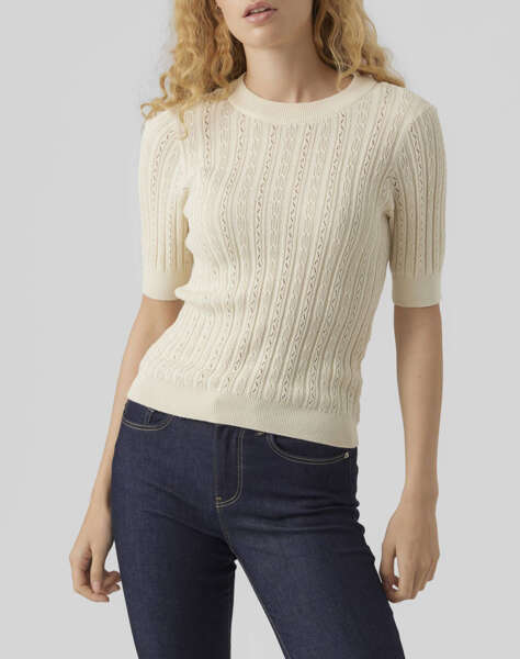 VERO MODA JANVMMORENA 2/4 O NECK PULLOVER GA BOO