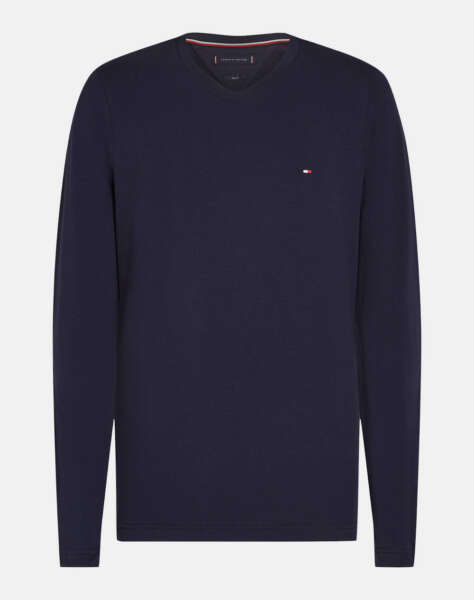 TOMMY HILFIGER STRETCH SLIM FIT LONG SLEEVE TEE