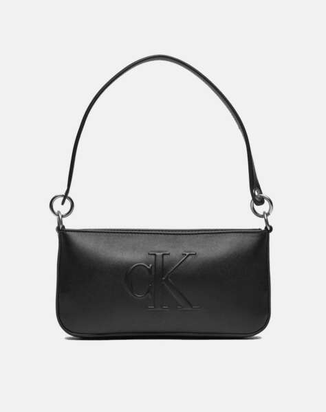 CALVIN KLEIN SCULPTED SHOULDER POUCH25 DEBOSS (Διαστάσεις: 25 x 13 x 4 εκ.)