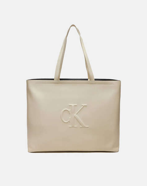 CALVIN KLEIN SCULPTED SLIM TOTE34 DEBOSS (Dimensions: 42 x 33 x 10 cm.)