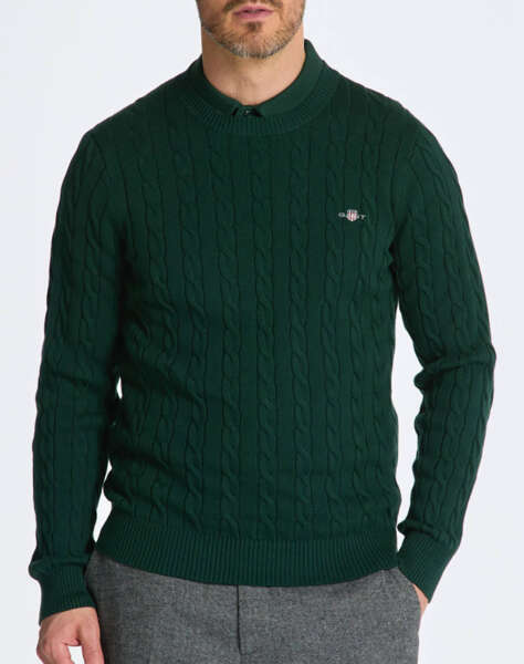 GANT ΠΟΥΛΟΒΕΡ ΜΜ COTTON CABLE C-NECK