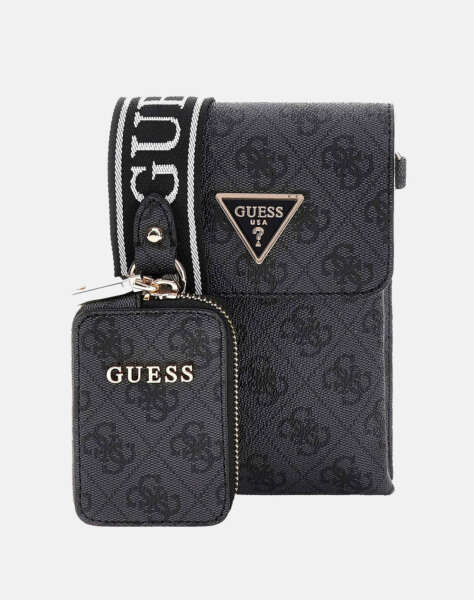 GUESS LATONA FLAP CHIT CHAT WOMEN''S BAG (Dimensions: 11 x 19 x 4 cm)