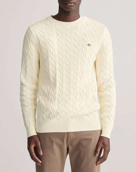 GANT ΠΟΥΛΟΒΕΡ ΜΜ COTTON CABLE C-NECK