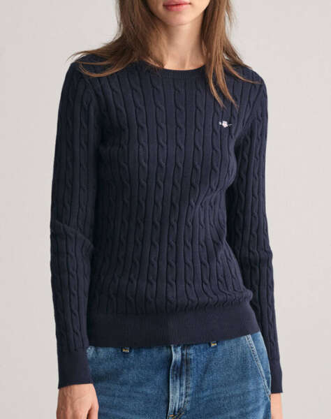 GANT ΠΟΥΛΟΒΕΡ ΜΜ STRETCH COTTON CABLE C-NECK