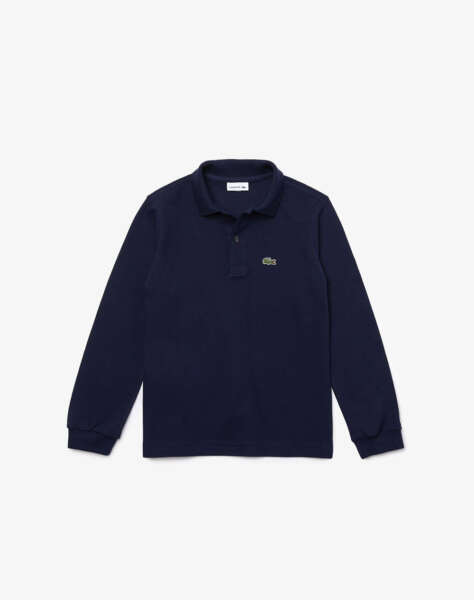 LACOSTE LONG SLEEVED RIBBED COLLAR SHIRT