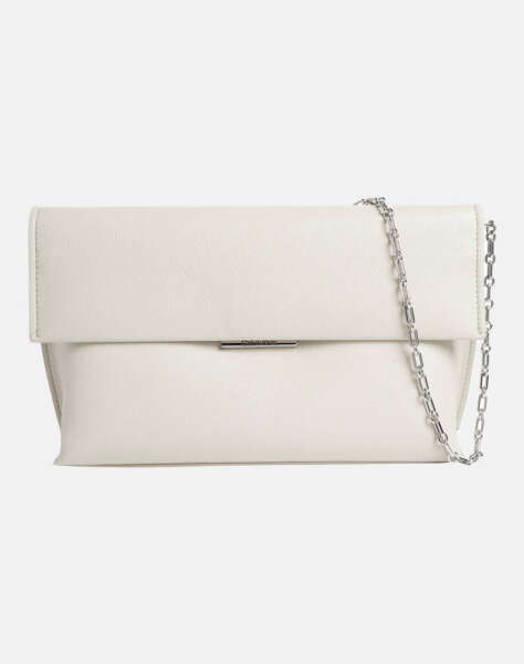 CALVIN KLEIN LINEAR SHOULDER BAG_SM PEBBLE (Dimensions: 30 x 19 x 9 cm)