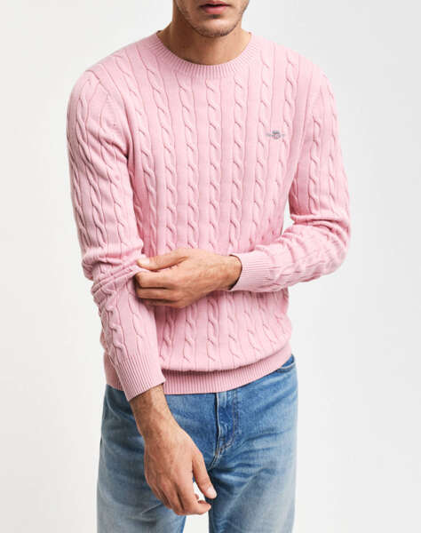 GANT SWEATER LS COTTON CABLE C-NECK