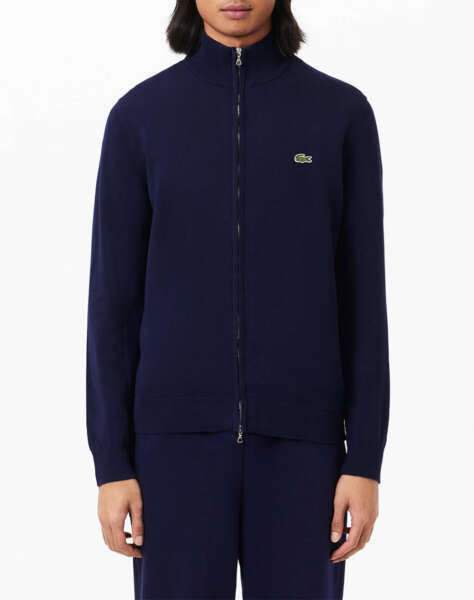 LACOSTE KNIT SWEATER JACKET