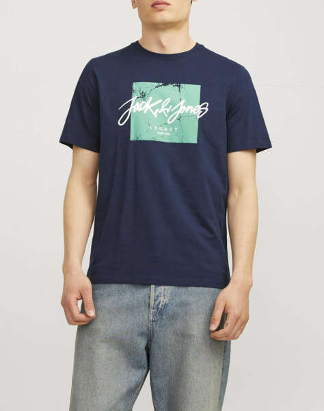 JACK&JONES JJTILEY TEE SS CREW NECK LN