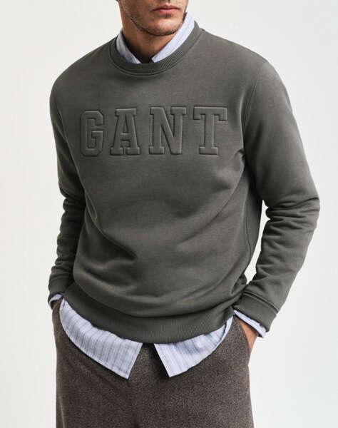 GANT ΦΟΥΤΕΡ ΜΜ EMBOSSED C-NECK SWEAT