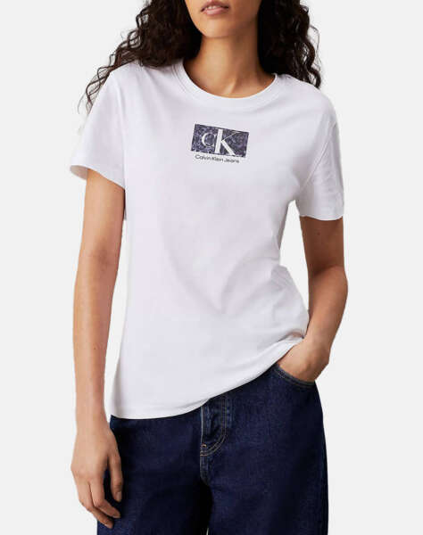 CALVIN KLEIN PRINTED BOX SLIM TEE