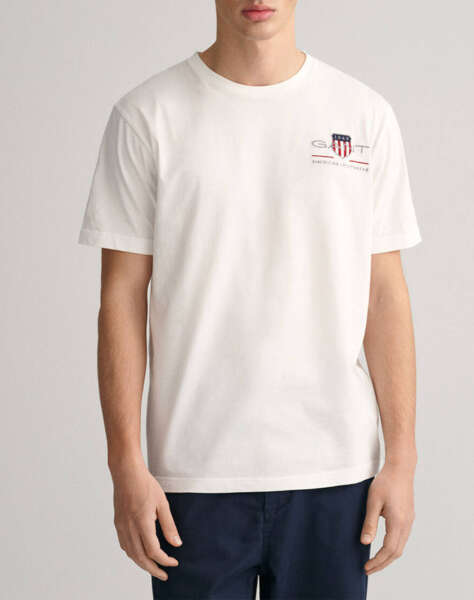 GANT ΜΠΛΟΥΖΑ ΚΜ REG ARCHIVE SHIELD EMB SS T-SHIRT