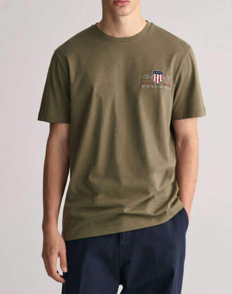 GANT REG ARCHIVE SHIELD EMB SS T-SHIRT