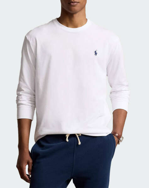 RALPH LAUREN LSCNCLSM5-LONG SLEEVE-T-SHIRT