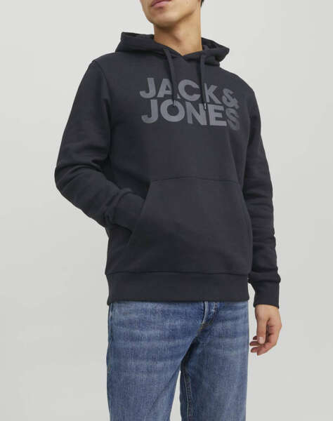 JACK&JONES SHIRT JJECORP LOGO SWEAT HOOD NOOS