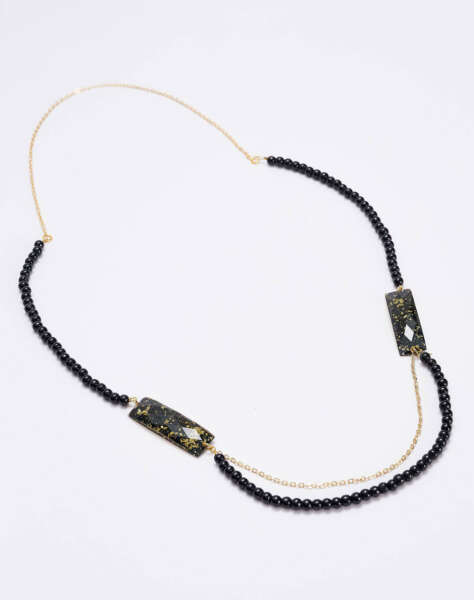 ALE NECKLACE METAL, SYNTHETIC