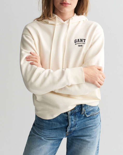 GANT SWEATSHIRT LS SMALL GRAPHIC HOODIE