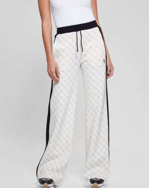 GUESS ELÉA 4G STRAIGHT LONG PANTS ΠΑΝΤΕΛΟΝΙ ΓΥΝΑΙΚΕΙΟ