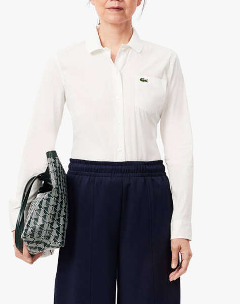 LACOSTE WOVEN SHIRT LS