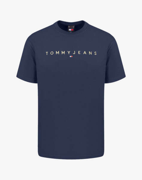 TOMMY JEANS TJM REG GOLD LINEAR LOGO TEE EXT