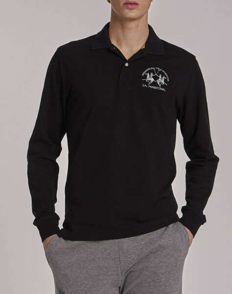 LA MARTINA ΜΠΛΟΥΖΑ POLO ΜΜ MAN POLO L/S PIQUET STRETCH