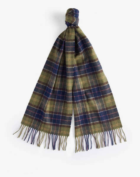 BARBOUR TARTAN LAMBSWOOL SCARF