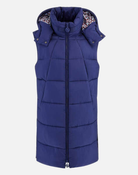 GUESS ELEONORA LONG PUFFER VEST ΓΙΛΕΚΟ ΓΥΝΑΙΚΕΙΟ